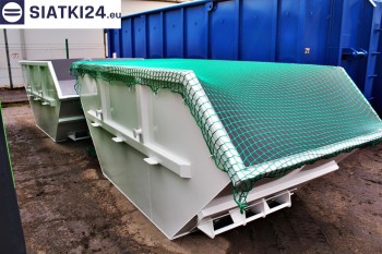 Siatki Kętrzyn - Siatka przykrywająca na kontener - zabezpieczenie przewożonych ładunków dla terenów Kętrzyna