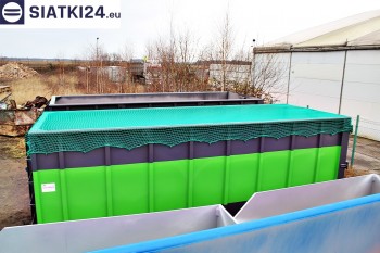 Siatki Kętrzyn - Siatka przykrywająca na kontener - zabezpieczenie przewożonych ładunków dla terenów Kętrzyna