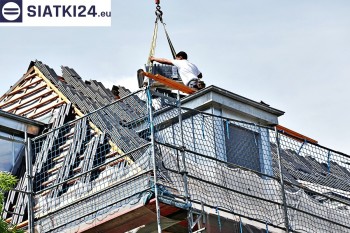 Siatki Kętrzyn - Siatka zabezpieczająca na rusztowania; siatki do zabezpieczenia balustrad i całego rusztowania dla terenów Kętrzyna